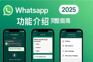 WhatsApp具备哪些主要功能？